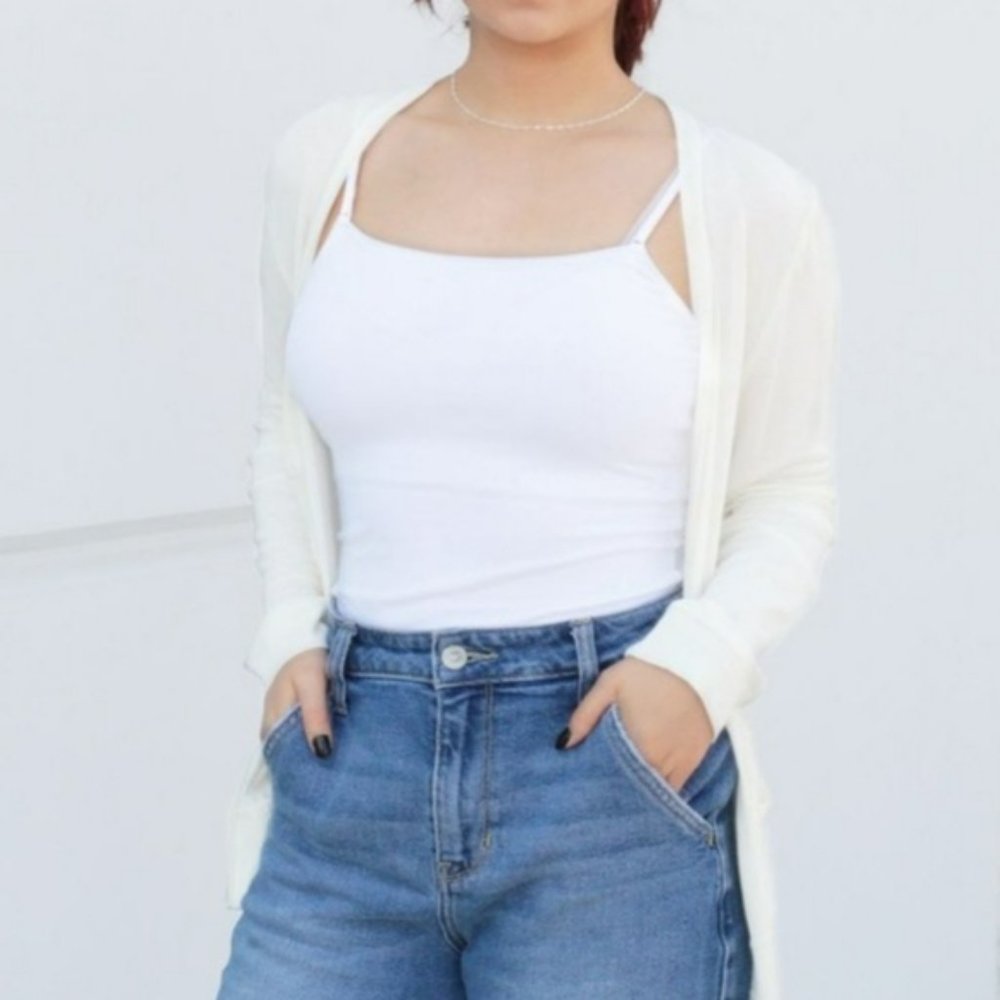 Ivory Lace Cardigan - Picture 2 of 3